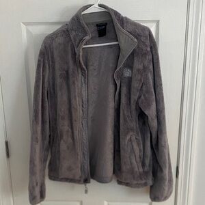 The North Face Women's Soft Gray Teddy Jacket